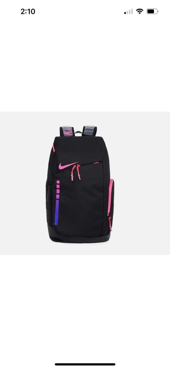 Nike Elite Pro 32L Basketball Backpack - Pink/Black Breast Cancer