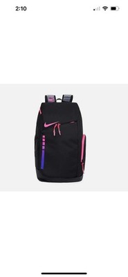 Nike Elite Pro 32L Basketball Backpack - Pink/Black Breast Cancer