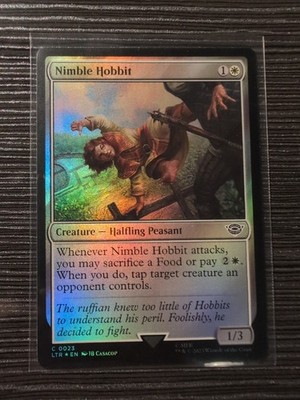 Nimble Hobbit Universes Beyond: the LOTR: Tales of Middle-Earth Foil
