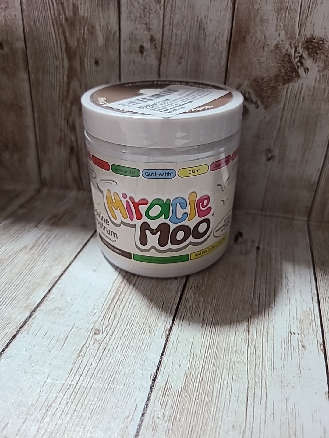 Miracle Moo Mother Natures Bovine Colostrum grassfed+ immunolin - Milk Chocolate