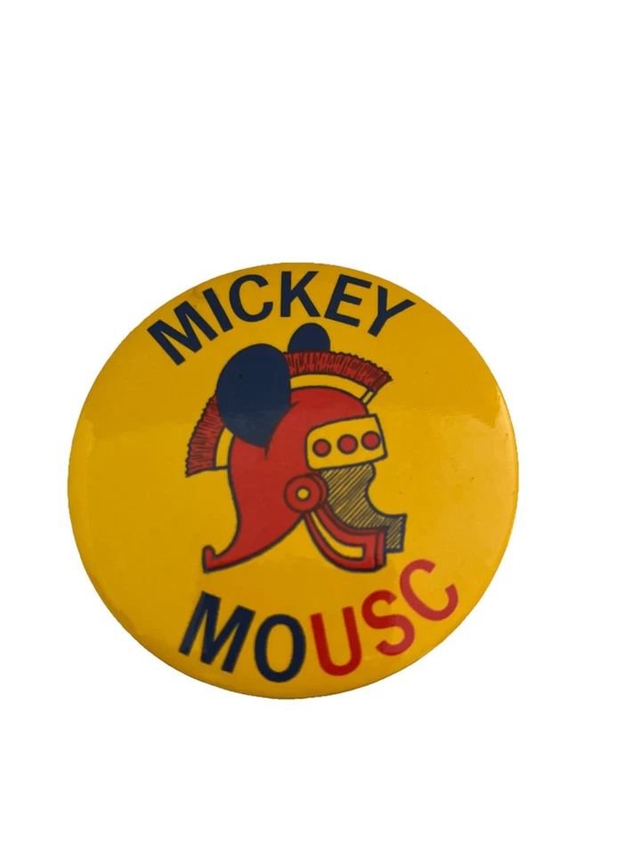 Vintage USC Trojans Pin-back buttons - Lot Of 3 - 80s NCAA Football California - Image 4 of 4