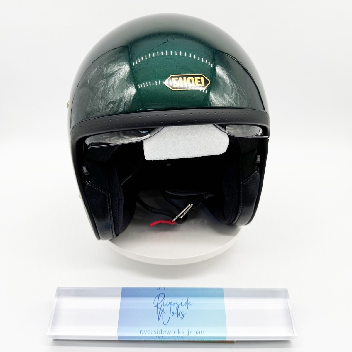 SHOEI JO XLサイズ Shoei J O White Open Face Scooter Motorcycle Jet Helmet Size