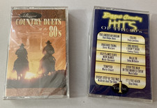 Biggest Country Hits of the 90's AND Duets of the 80's - 2 Cassette Tape Lot NEW