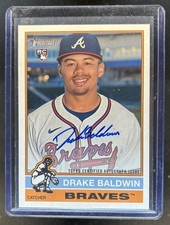 2025 Topps Heritage High Number Drake Baldwin Real One Auto RC #ROA-DBA Braves