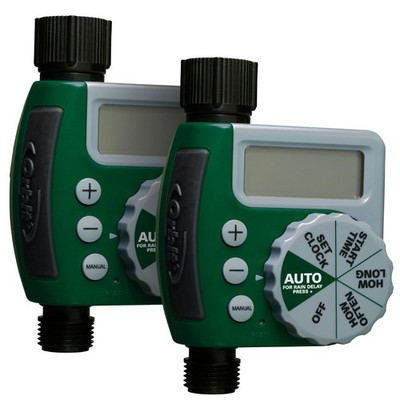 Orbit 62067 1-Outlet Programmable Digital Hose 1 Outlet (Pack of 2), Green