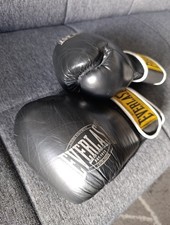 Everlast Boxhandschuhe 12 Oz Schwarz Leder