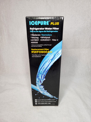 ICEPURE Plus Refrigerator Water Filter RWF0900AH NEW Replaces Maytag Whirlpool