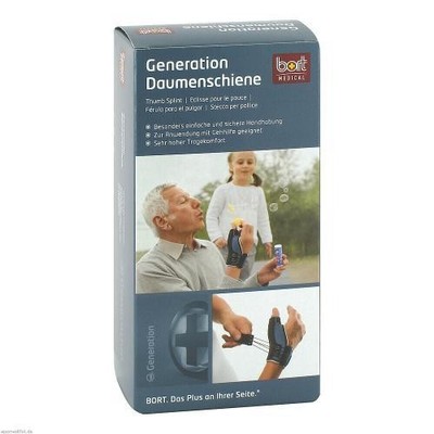 BORT Generation Daumenschiene rechts M blau 1 St PZN 11581508