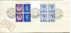 1965 2/- BOOKLET PANES GREAT BRITAIN QE2 PLAIN FDC COVENTRY CDS PMKS