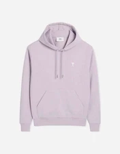 Unisex Ami HSW260.730 Lilac Hooded Sweatshirt