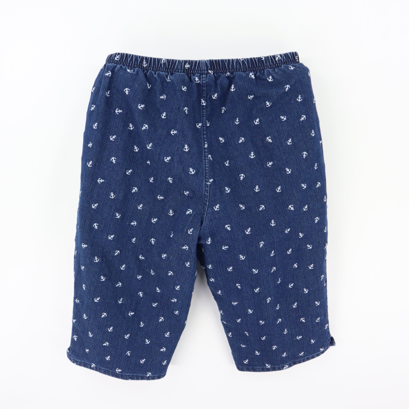 JMS Just My Size Bermuda Jean Shorts with Anchors Womens 2XL Blue Stretch Waist eBay