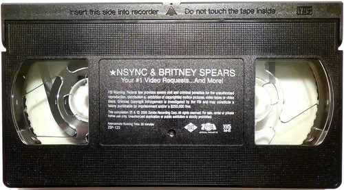 NSYNC & Britney Spears Justin Timberlake YOUR #1 VIDEO REQUESTS VHS VIDEO 2000 - Picture 3 of 3