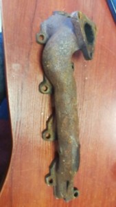 MERCEDES C KLASSE W203 CL203 C220 2.2 CDI ABGASKRÜMMER A6111420501