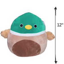 Squishmallow Avery Mallard Duck 12" Plush, Dark Belly Original 2021 Soft Toy