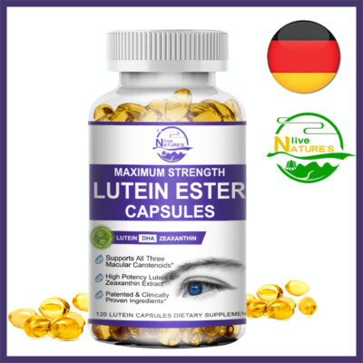 Hochdosierte Augenvitamine Mit Lutein,Zeaxanthin, Traubenkern 120 Kapseln