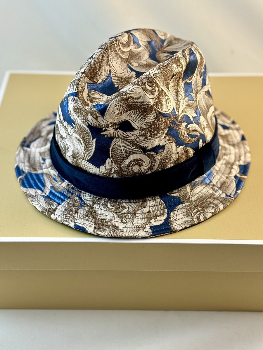 Dolce & Gabbana Authentic Women Fedora Hat Jacquard Metallic  display picture 2
