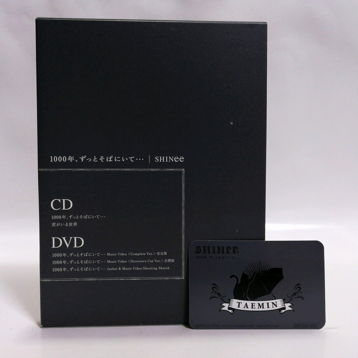 CD+DVD SHINee 1000 nen zutto sobaniite Japan Limited Taemin