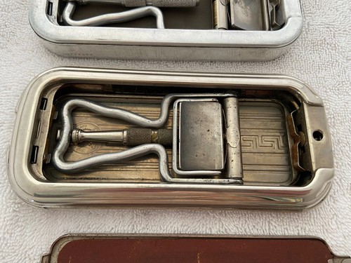 2 antike Vintage Rollrasierer im Original Koffer - Bild 5 von 6
