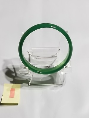 Child Sized Natural Jade Bangle NOT agate Deep Green beautiful gift 