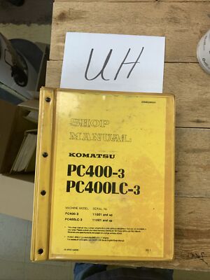 Komatsu PC400-3 PC400LC-3 Service Manual Shop Repair 11001 & Up