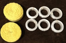 Grosgrain Ribbon 3/8 X 3 Yds Bumble Bee Buzz 7 7/8 Yellow Lace. 40 Yds