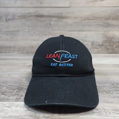 Leanfeast Eat Better Cap Hat Adult Mens Adjustable SnapBack Trucker Meshback 