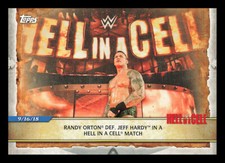 2020 Topps Road to WrestleMania #61 Randy Orton /Jeff Hardy Hell in a Cell Match