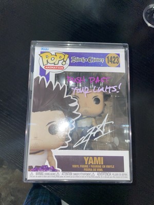 Funko Pop! Yami Black Clover #1423 - Signed & Quoted by Christopher Sabat *JSA*
