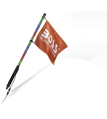 BOSS Audio Systems XP2 ATV Chasing LED Whip   24 inch, 360-degree