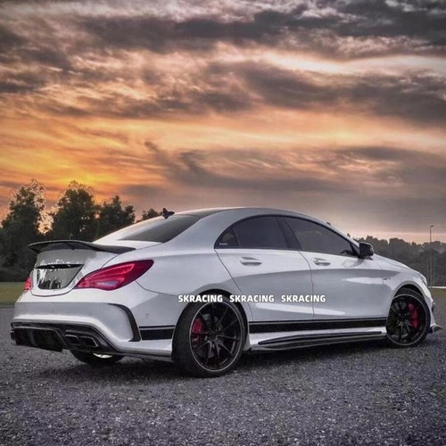 Gloss Black Rear Trunk Spoiler Wing Fits Mercedes-Benz W117 C117 CLA45 2013-2019 - Picture 6 of 18
