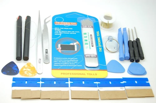 25 in 1 Öffnungswerkzeug, Draht, Pinzette zum Öffnen, Reparieren Handy, Tablet