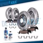 Front Rear Brake Rotors Ceramic Brake Pads for 2004-2009 2011-2017 Nissan Quest (For: Nissan Quest)