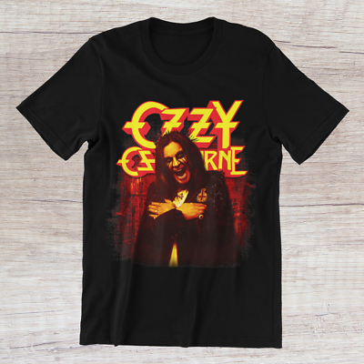 OZZY OSBOURNE T-Shirt Black Sabbath Rock Legend on 100% Ring Spun