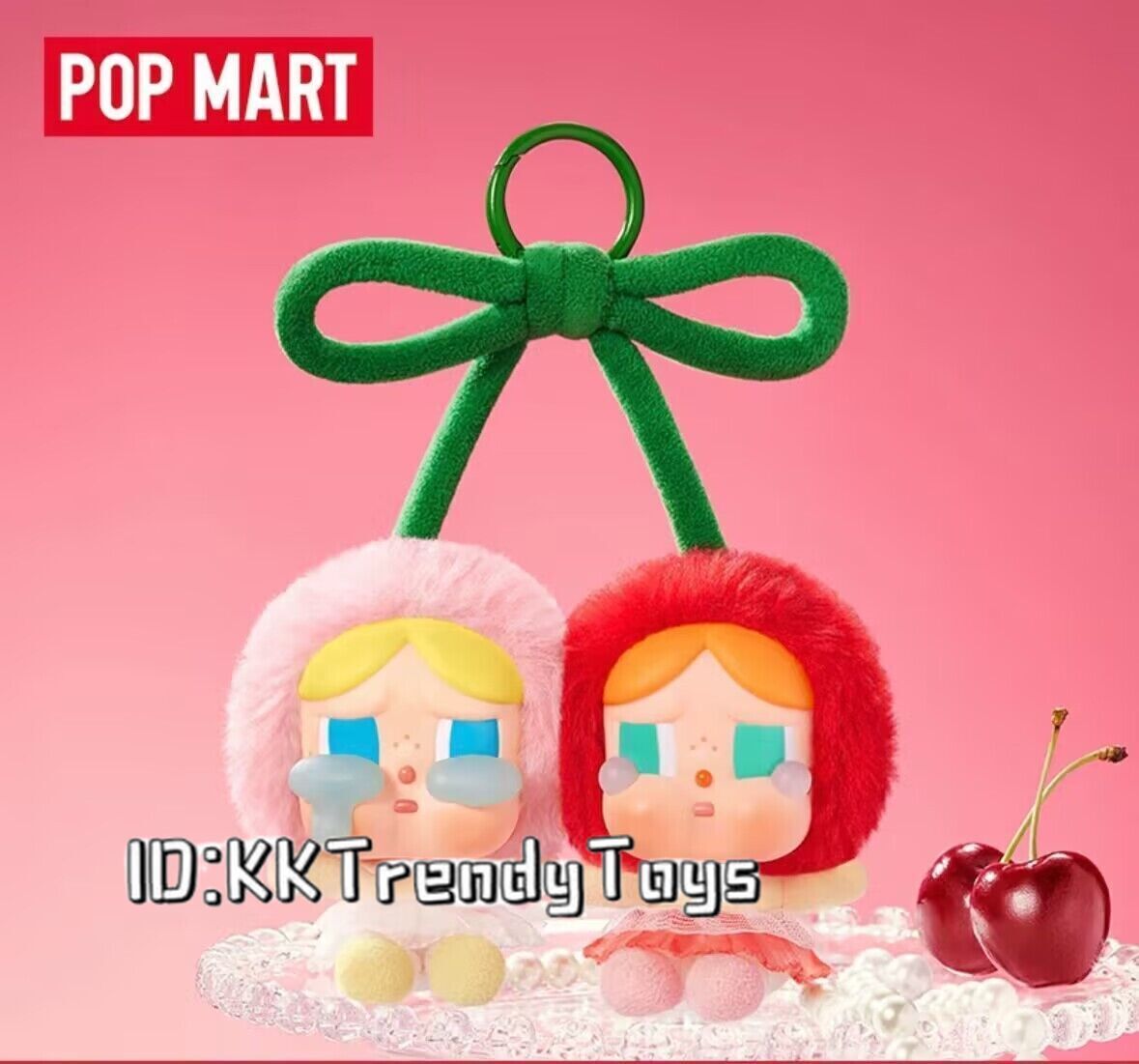 POPMART CRYBABY CRYING FOR LOVE Series Love You Cherry Much POPMART CRYBABY CRYING FOR LOVE Series Love You Cherry Much