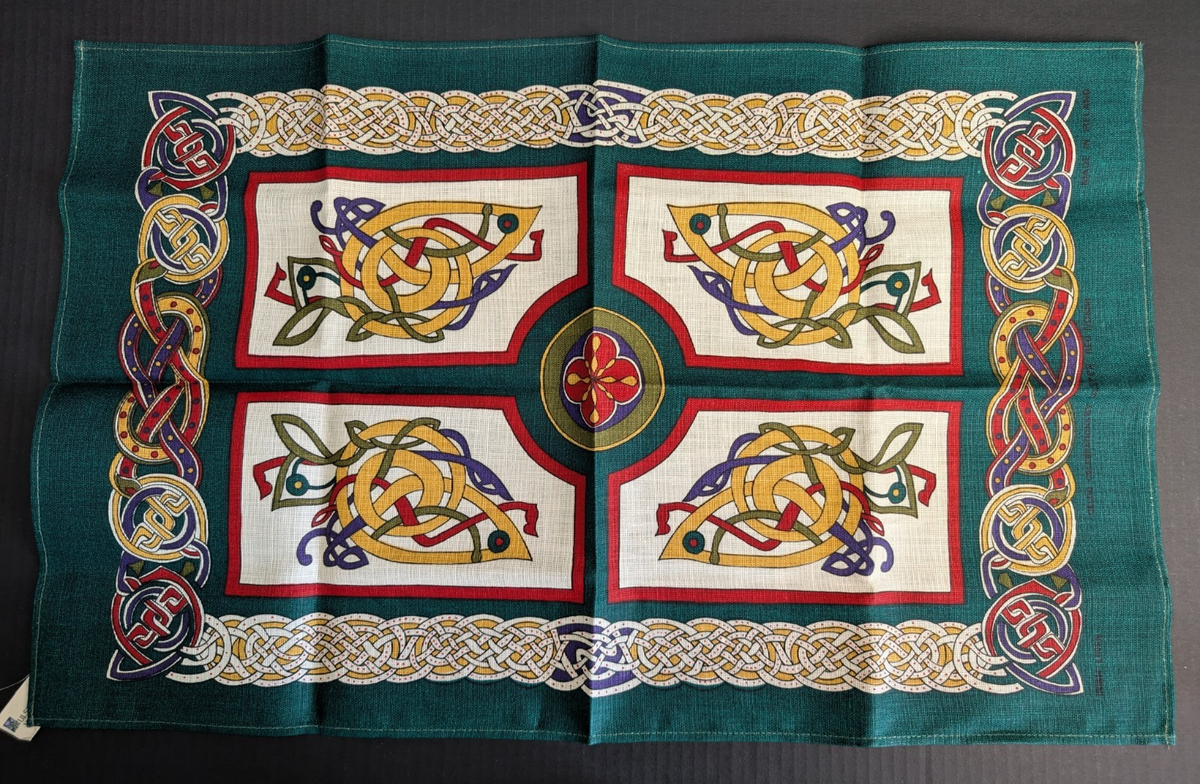 Ulster Weavers Vintage Irish Linen Tea Towels Unused Irish Linen - Main Image