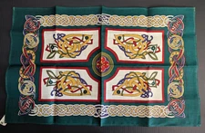 Vintage Ulster Weavers Pure Irish Linen Tea Towel Celtic Art Kitchen NEW 18x29