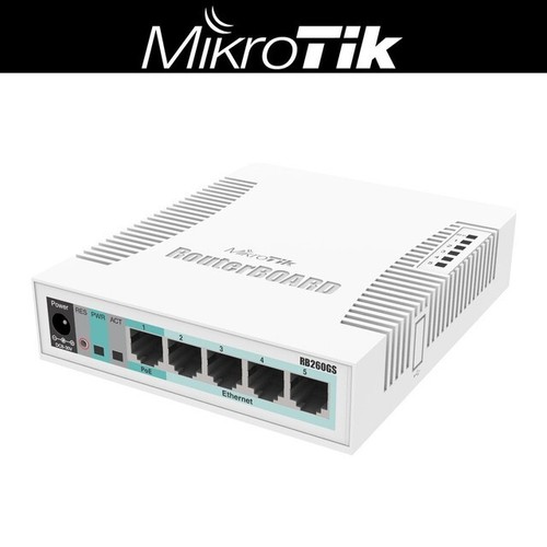 Mikrotik CSS106-5G-1S Smart Switch RB260GS 5x Gigabit Ethernet Smart Switch - Picture 3 of 5