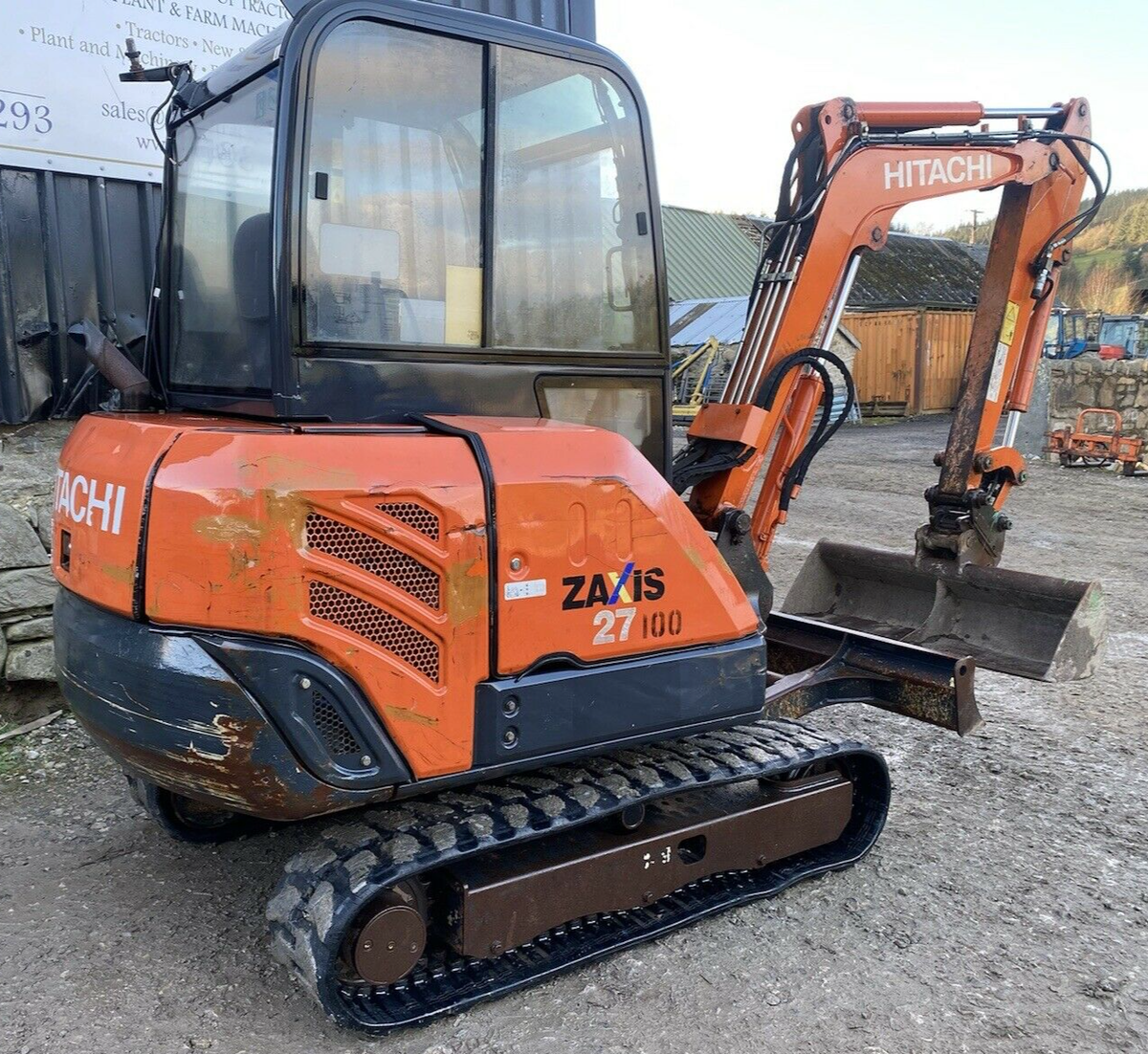 Hitachi Zaxis ZX27-3 CLR 2013 Low Hours Mini Digger Excavator Hyd