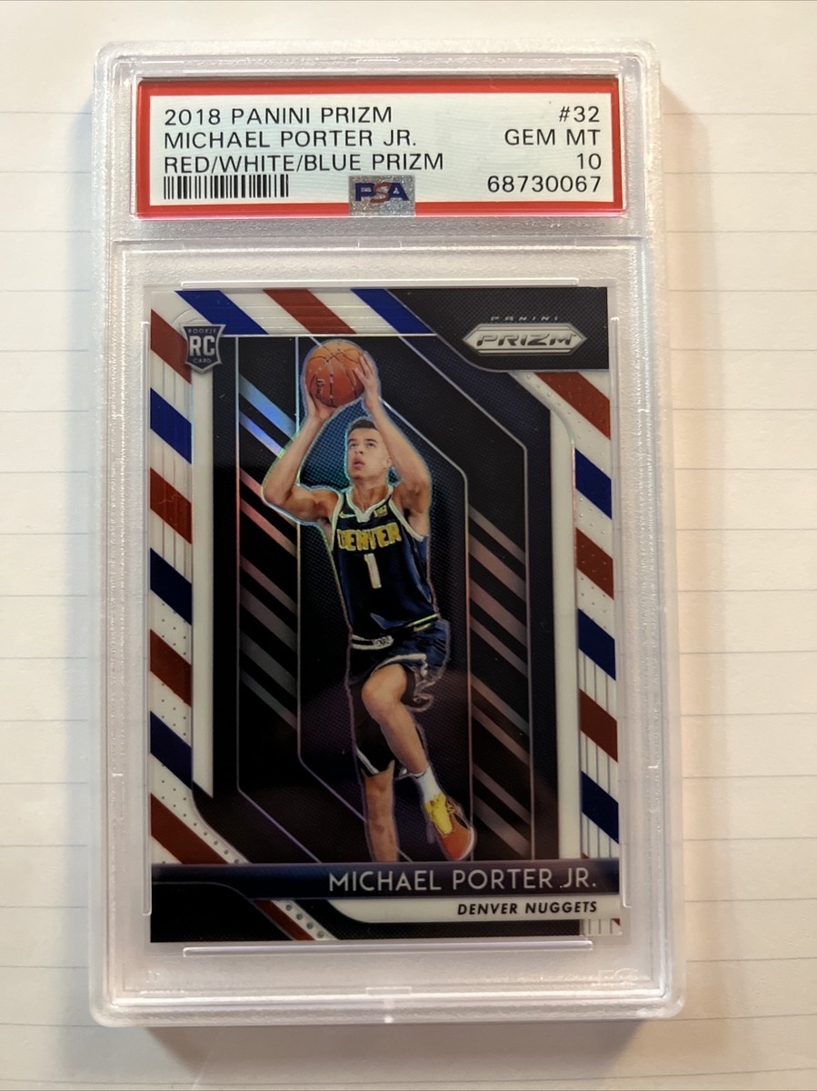 Michael Porter Jr 2018-19 Panini Prizm Red White Blue RC