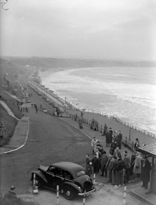 Austin A40 1951 Motor Racing Old Photo