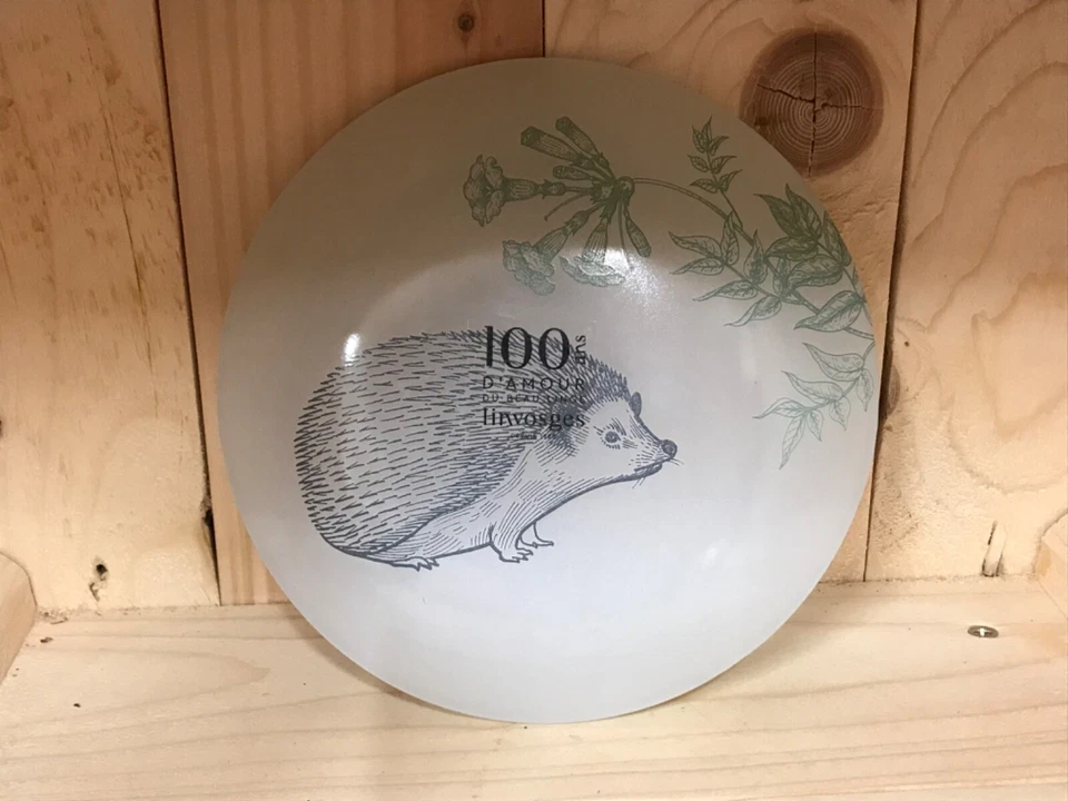 Coupelle/assiette en verre, Linvosges, Hérisson - Photo 2/3