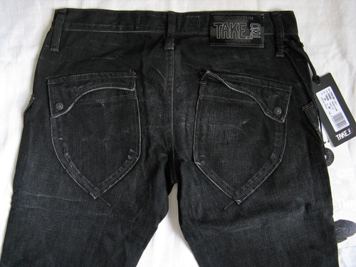 TAKE TWO Ruby Jeans Shorts Black W29 x-low waist regular fit short leg women - Bild 3 von 3