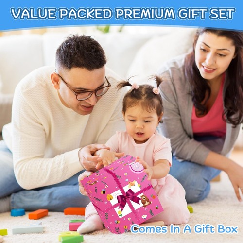 Wooden Activity Cube | Montessori Toys for 1 2 3 Year Old Toddlers | One Year... - Picture 7 of 7