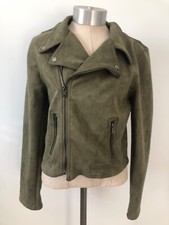 Shinestar Faux Suede Moto Jacket Size M