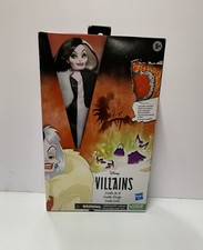 Disney 101 Dalmations Cruella Deville w/Fur Coat Plush Doll Purse 16  