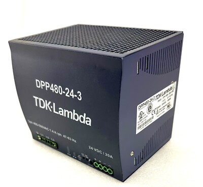 DPP480-24-3 24VDC 480W TDK Lambda 3PH 400-500VAC