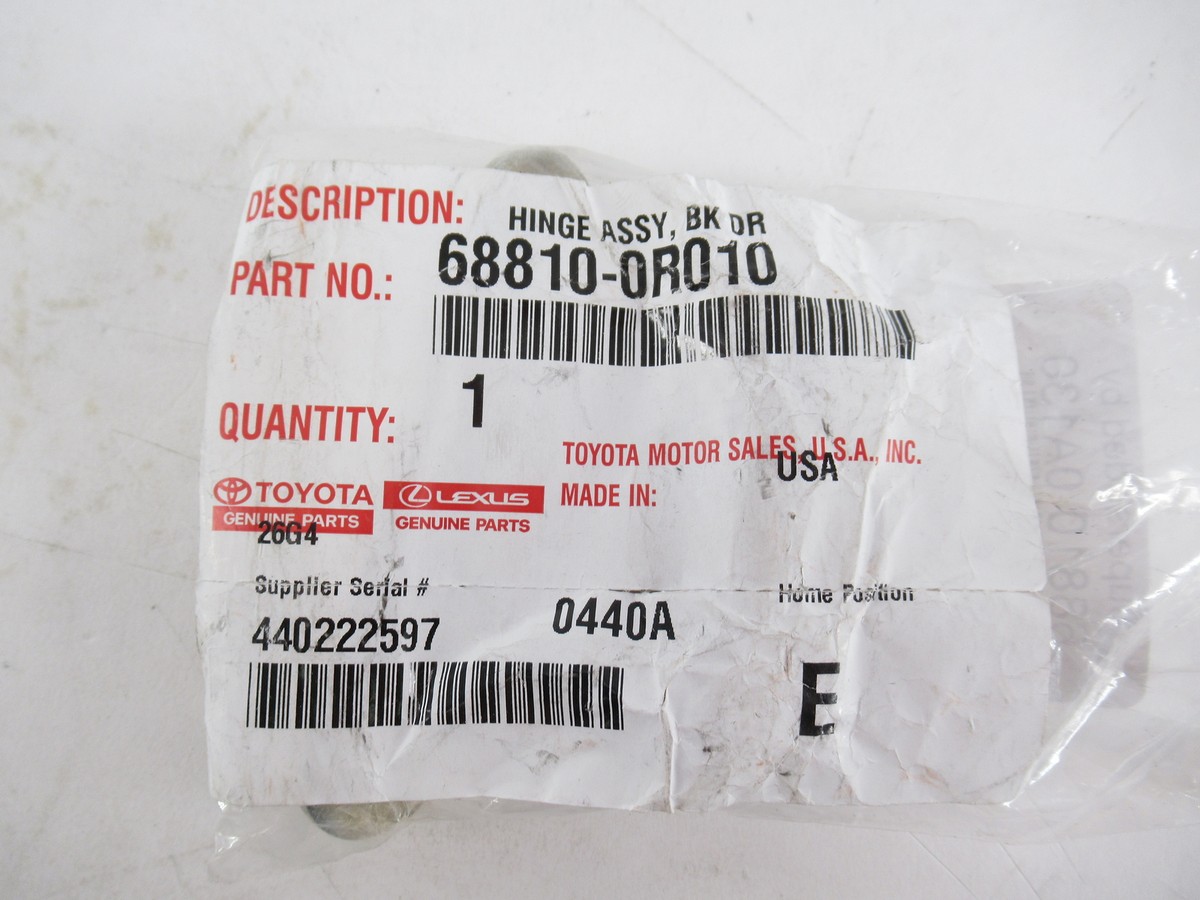 Genuine OEM Toyota 68810-0A130 Back Door Hinge Assy | eBay