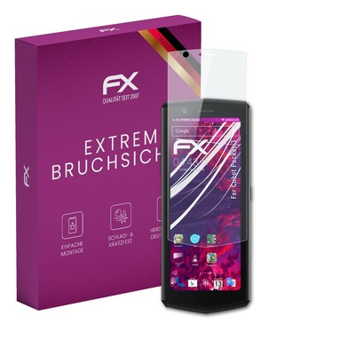 atFoliX Glasfolie für Cubot Pocket 3 Displayfolie 9H Schutzpanzer
