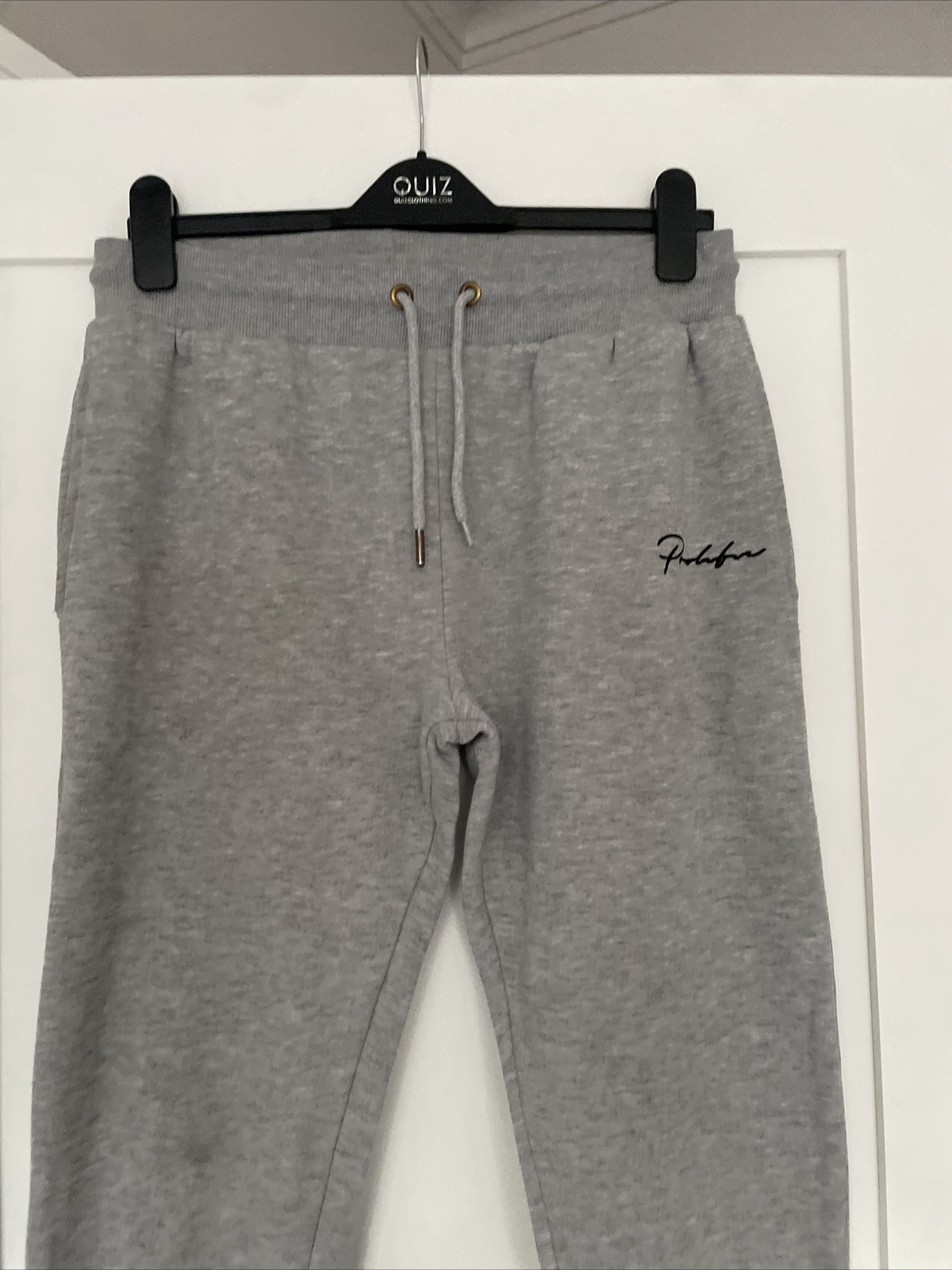 Mens Grey Jogging Bottoms From River Island Size Small eBay