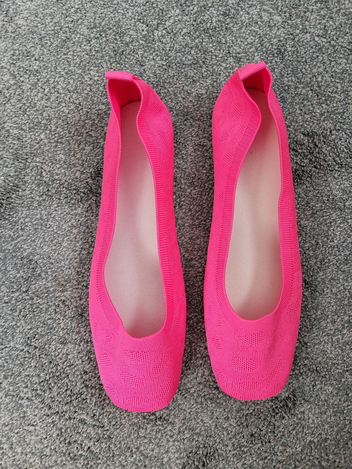 SAOLA Scarpe basse donna nuove rosa caldo slip on suola comoda misura 10 5